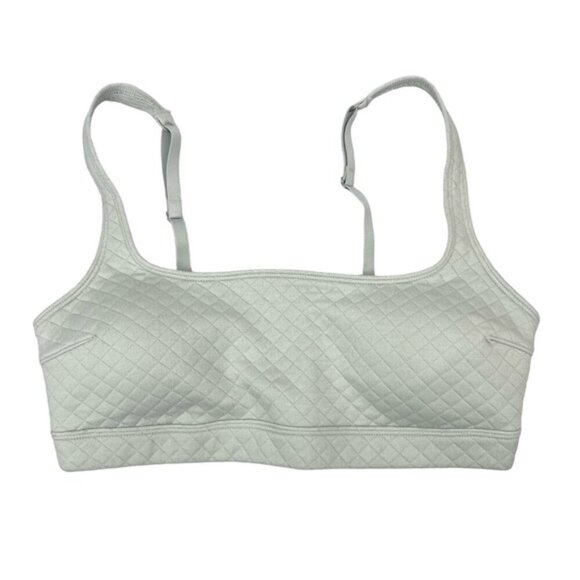 NWT GILLY HICKS  Quilted Loungelette Sz Medium Green - Picture 2 of 4